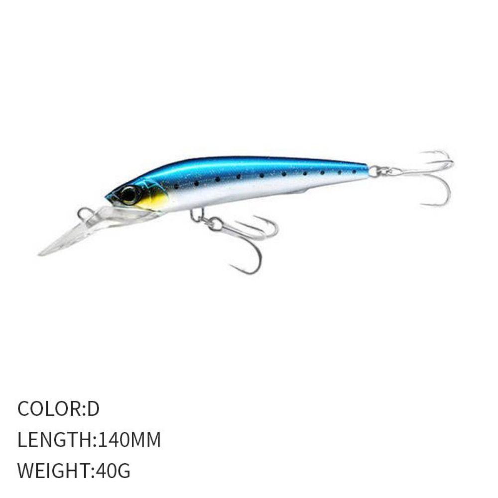 Umpan Ikan Kecil Tenggelam TOP Multicolor Crankbaits Tackle Striped bass Minnow Lures