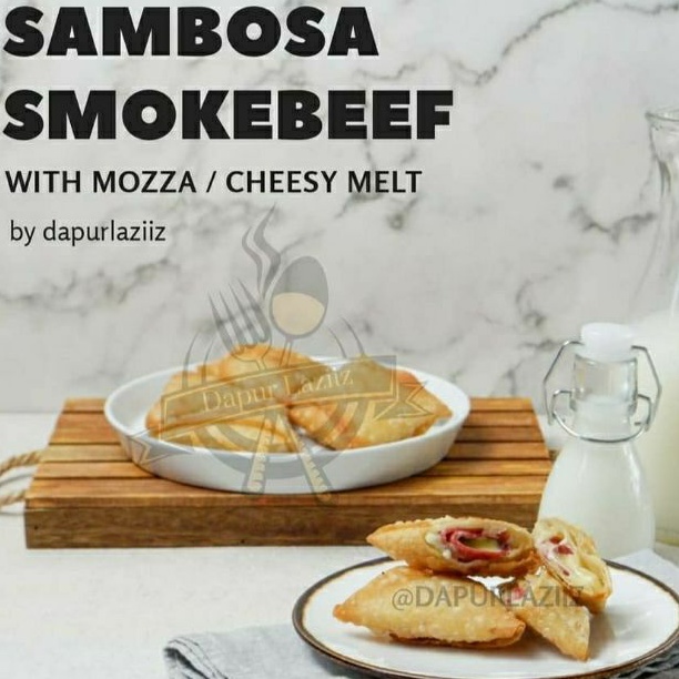 

SAMBOSA BEEF MOZZA - FROZEN - ISI 10PCS
