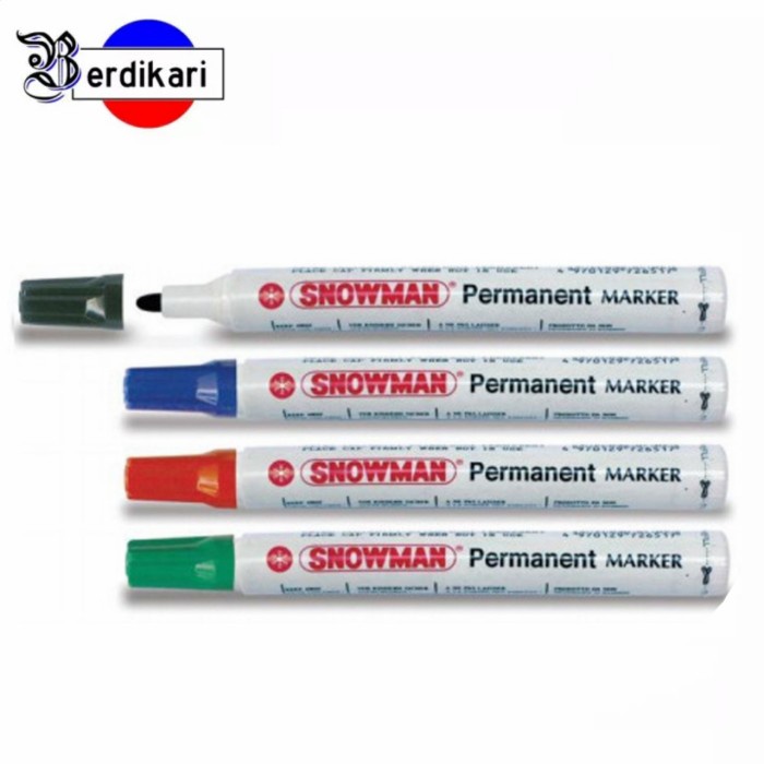 

\"\"\"\] Spidol Permanen Snowman Permanent Marker G-12