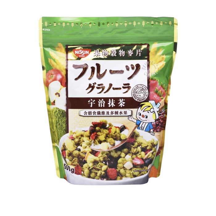 

READY Nissin Premium Granola Matcha Cereal 500 g