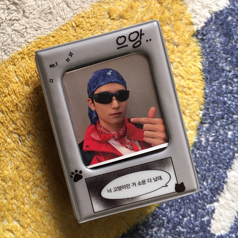 Pupuzip Pupujjang Collect Book Kolbuk Collection Book only Korea Korean kr Photocard PC Black Cat 1p