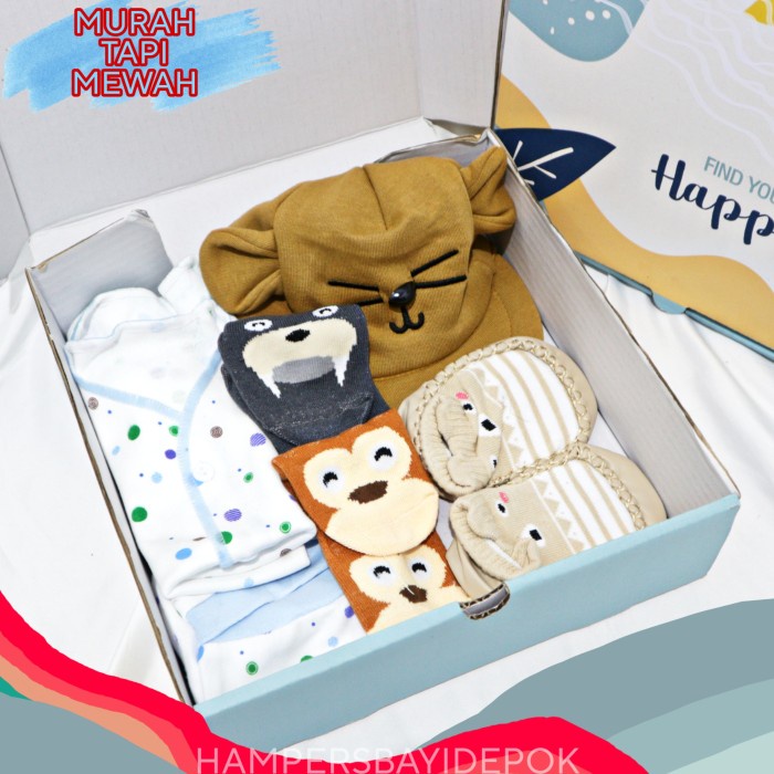

(COD) Paket Hampers Bayi Kado lahiran bayi Gift set bayi Newborn baby boy