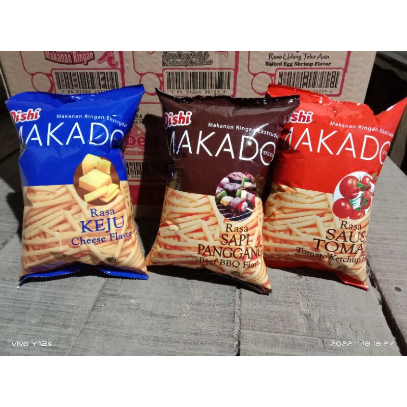 

(OISHI 60gr) MAKADO SAPI PANGGANG FA @24