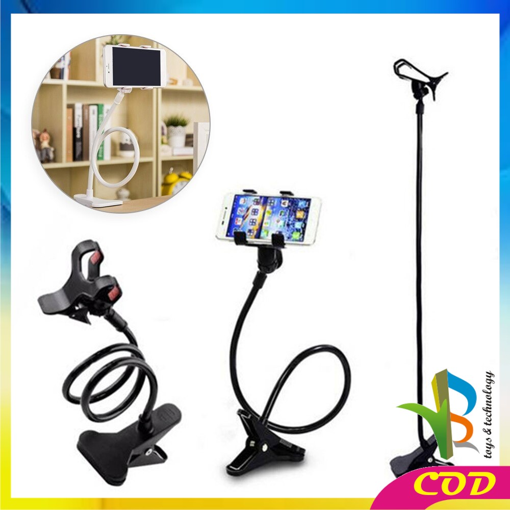 RB-C372 Lazypod Hp Holder Plastik Penyangga Hp / Lazypod Jepit 2 Clips / Lazy Pod Phone Holder Handphone