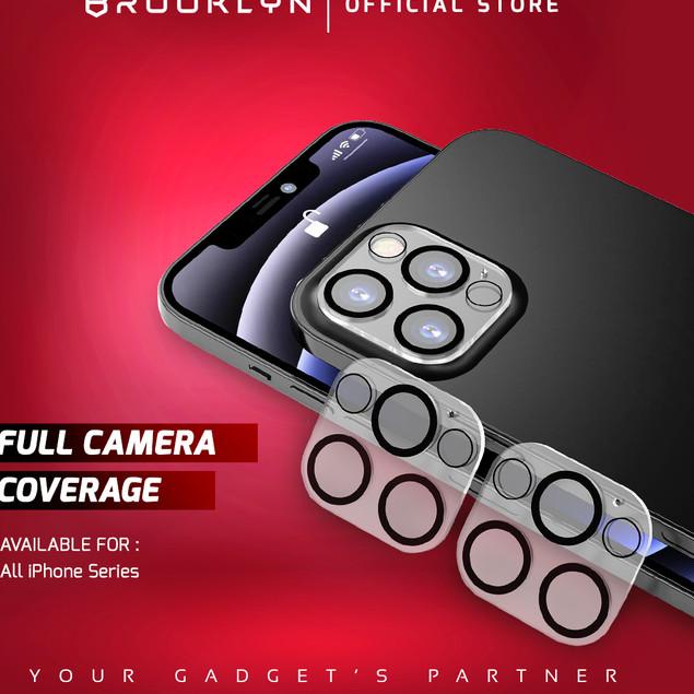 Brooklyn iPhone Camera Tempered Glass Full Cover Around Protection - iPhone 11ProMax