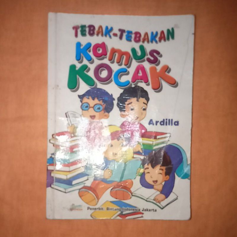 Buku anak tebak tebakan kamus kocak dan lucu bekas second berkualitas