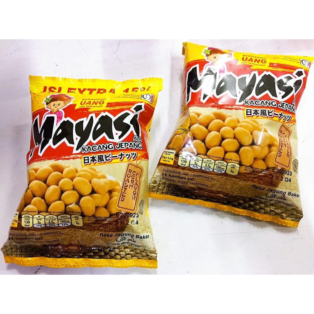 Kacang Mayasi Roasted Peanut Ala Kacang Jepang - Pilih Varian Rasa