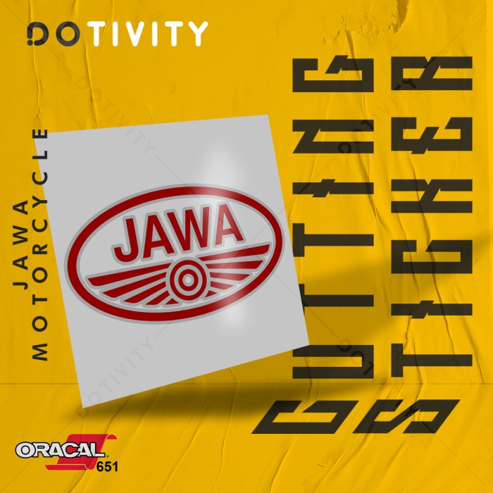 

Cutting Sticker JAWA MOTORCYCLE