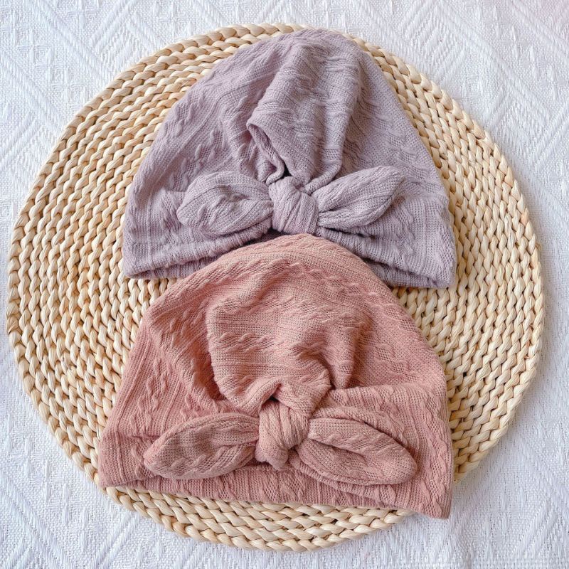 (Pimenova) . Turban Anak Bayi Import Polos topi bayi turban bayi