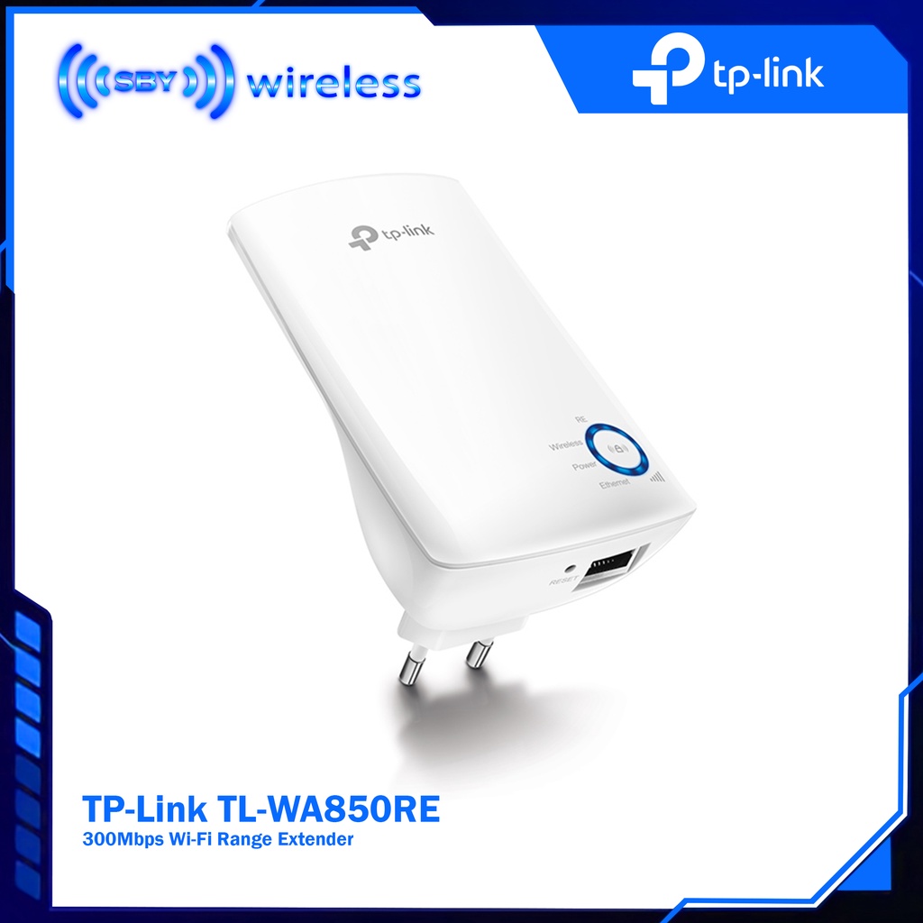 TPLink TL-WA850RE 300Mbps Wi-Fi Range Extender TP-Link Indoor