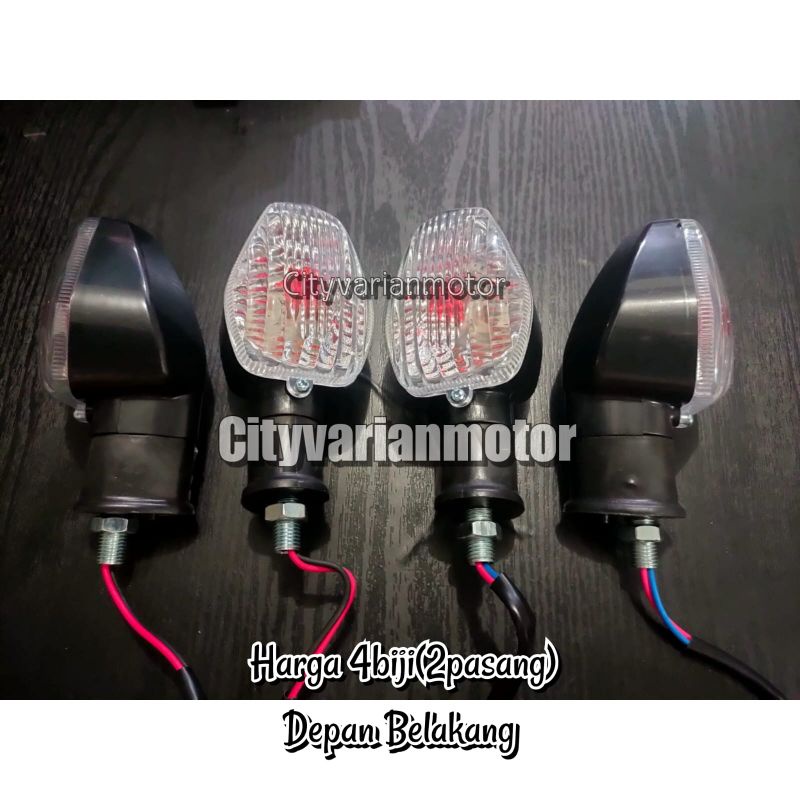 SEIN SEN STANDAR HONDA TIGER NEW TIGER REVO LAMPU SEN SET DEPAN BELAKANG TIGER REVO NEW