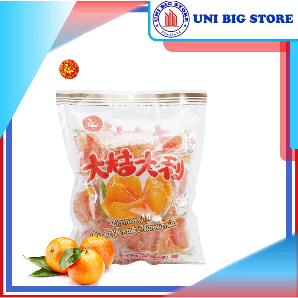 

Chen Liang Ji CLJ Orange Candy Permen Jelly Jeruk Mandarin 500 gr Ta Chee Ta Lee