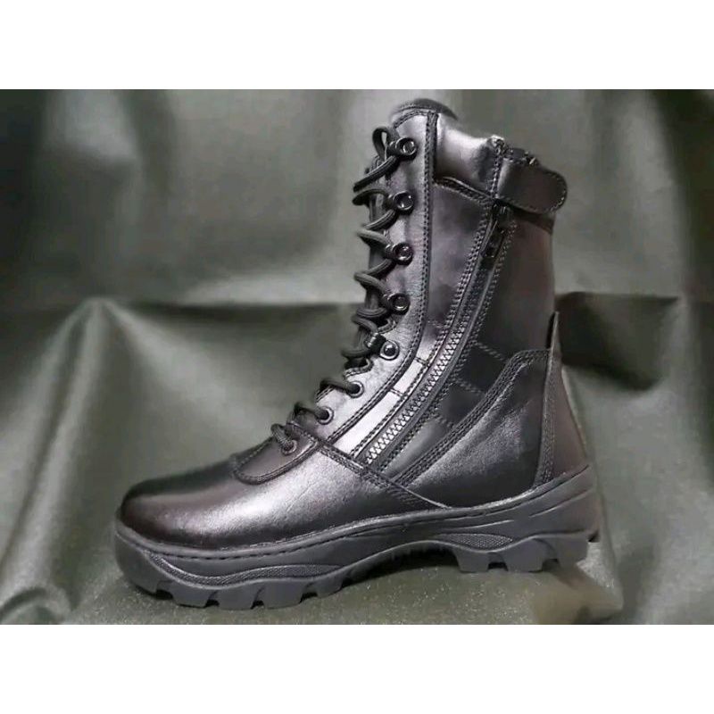 SEPATU PDL JATAH TNI PEMBAGIAN 2018 ASLI KULIT