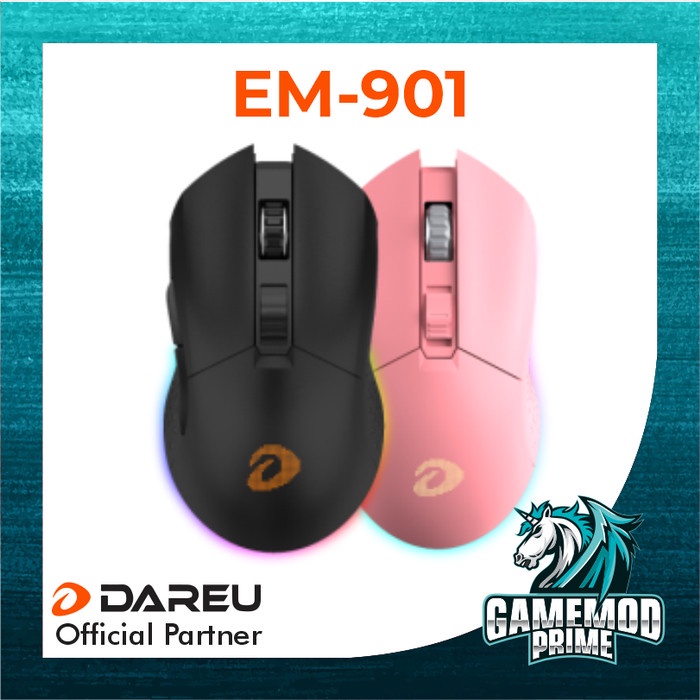 Mouse Gaming EM-901 Dual Mode Wired Wireless EM901 RGB