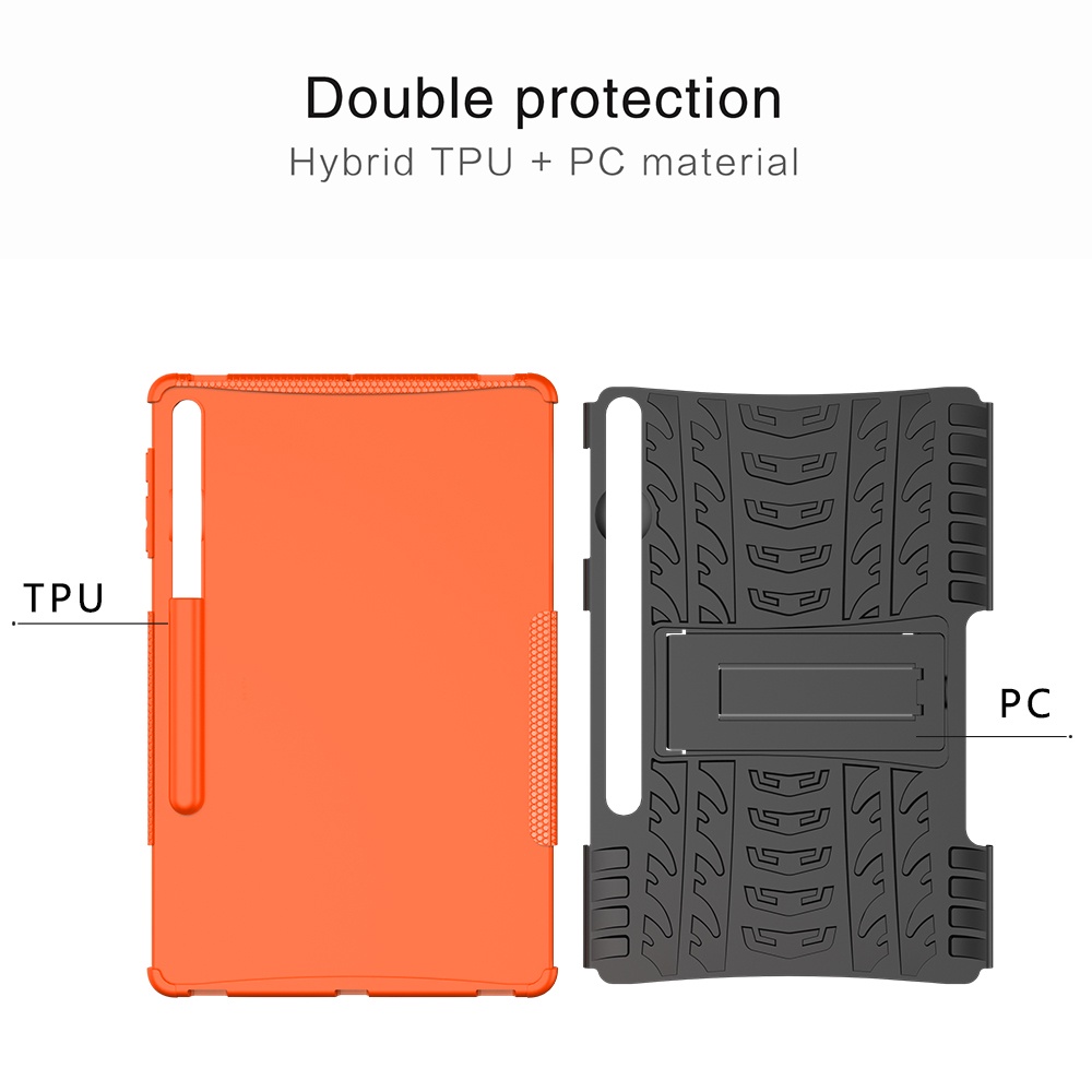 Untuk Samsung Galaxy Tab S7 FE S8 Plus S8+S7+12.4 &quot;SM-X800 SM-X806 SM-T730 SM-T733 SM-T736B SM-T970 SM-T976B Tablet Stand Cover Fashion Dazzle Kickstand Pelindung Shockproof Case