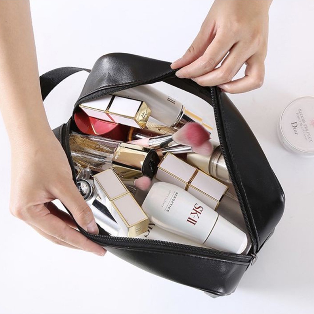 Tas Dompet Kosmetik WASHBAG Transparant Pouch Travel Make Up Bag Organizer -TK007