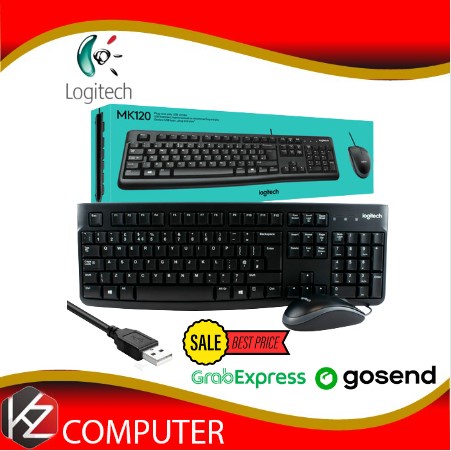 Paket Keyboard Mouse Logitech MK 120