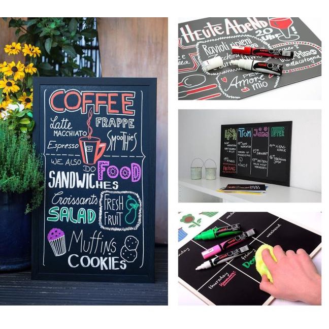 

UNI Chalk Marker PWE-17K Marker Pen (Extra Broad Chisel Tip) - White