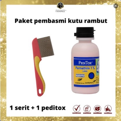 paket pembasmi kutu rambut / Peditox 50 ml / Penghilang Kutu Rambut / Pembasmi Kutu Rambut / Kutu / 