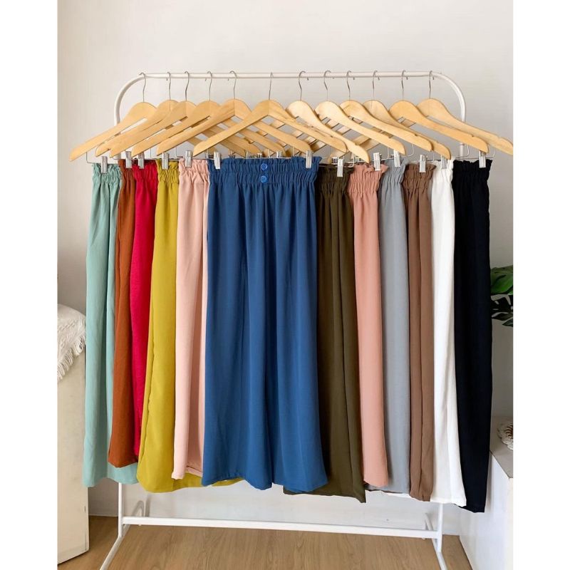 (KULOT CRINKLE KANCING STANDART) •kulot panjang aura•kulot crinkle airflow