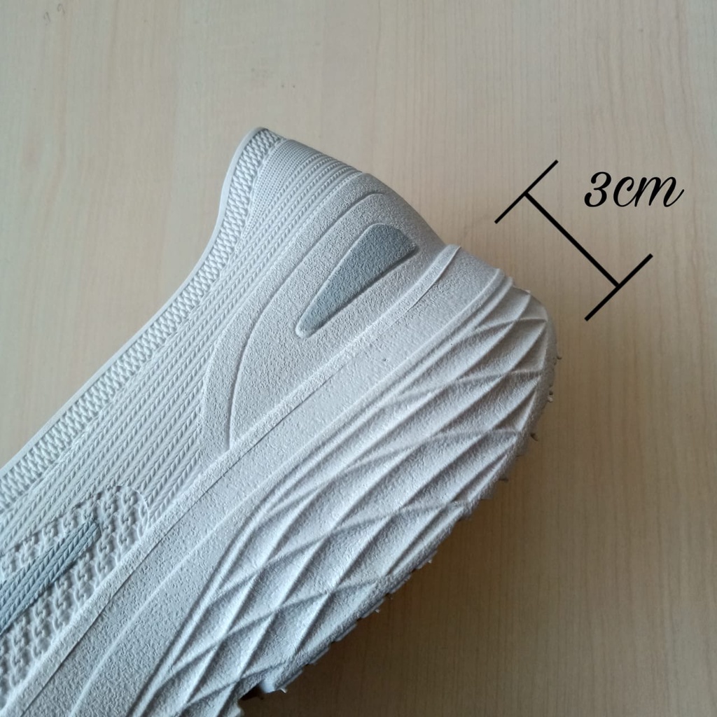 BB ATT SWL 498 Sepatu Karet Wanita Santai Slip On Anti Air Lentur Nyaman Kuat Ringan