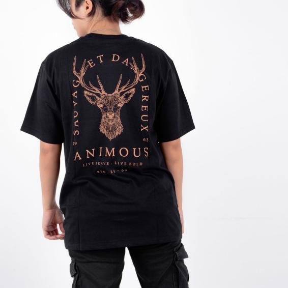 Animous Kaos Tshirt Sauvage Deer - S