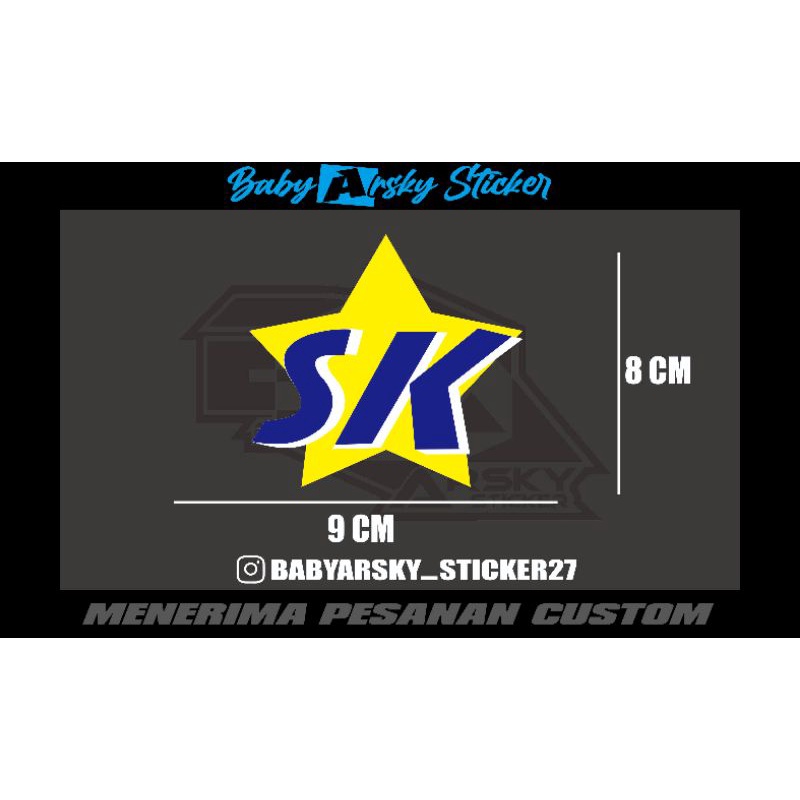 

STICKER CUTTING SK BINTANG KUNING