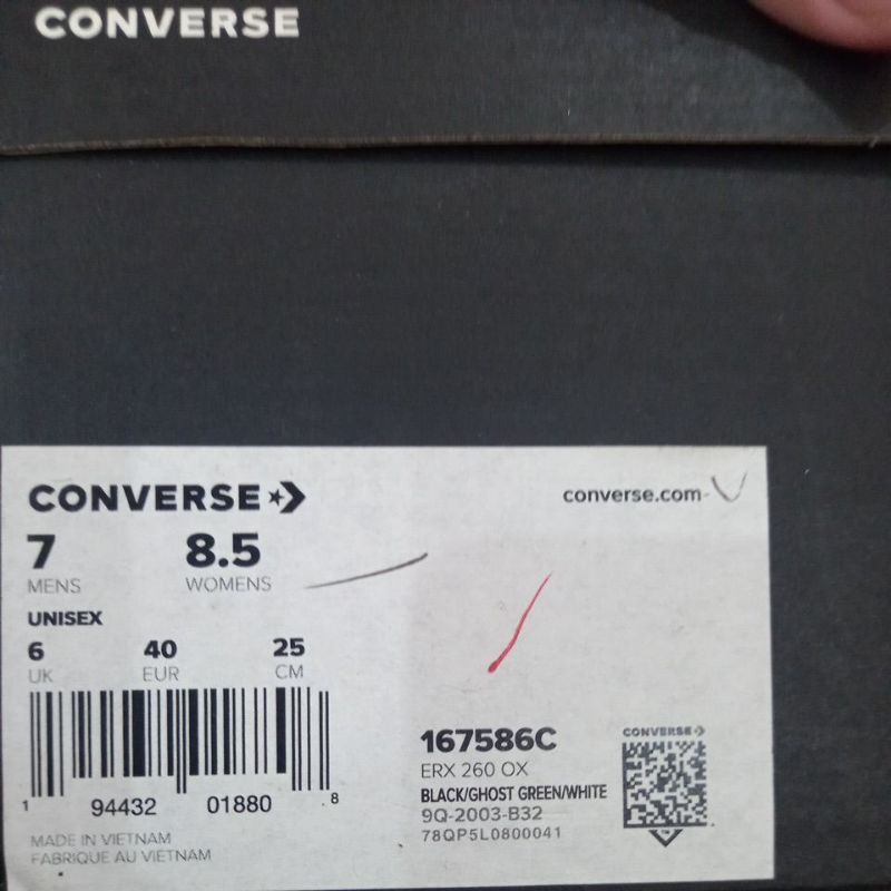 Sepatu Converse ERX 260 OX 167586C