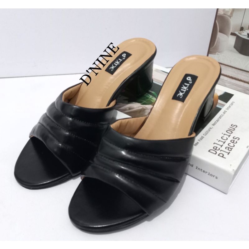 Sandal heels Sandal Wanita slop AN 03