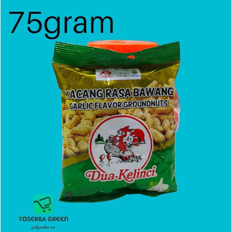 

Dua kelinci Kacang Kulit Rasa Bawang 75gr