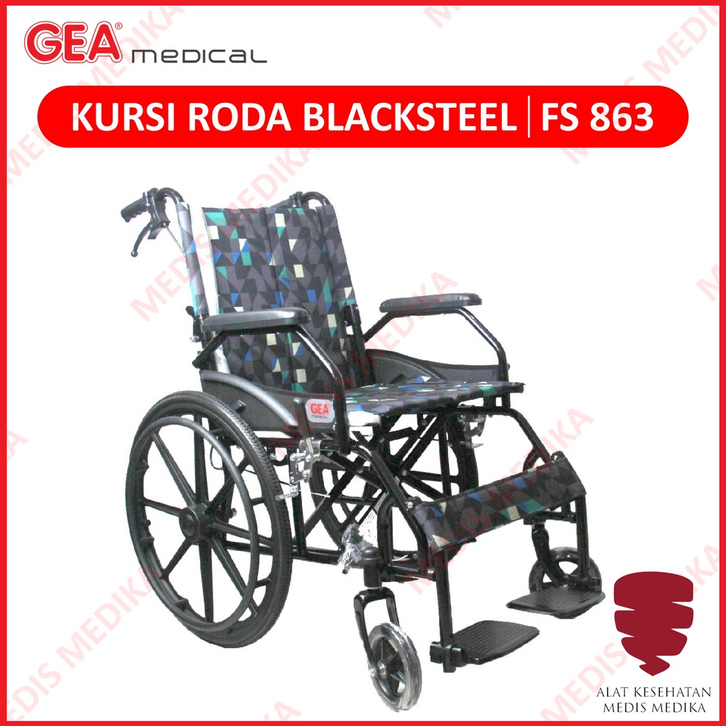 Kursi Roda Semi Traveling Alat Bantu Jalan Wheelchair Wheel Chair