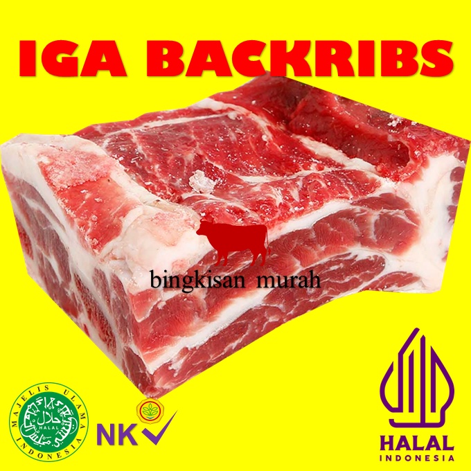 Jual tulang iga belakang sapi / iga konro / iga backribs | Shopee Indonesia