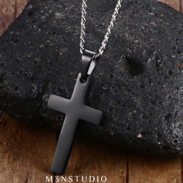 KALUNG SALIB PRIA KOREA / KALUNG LIONTIN SALIB / KALUNG PRIA / KALUNG - Emas