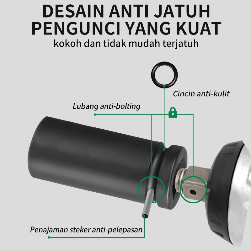 ISKU mata sok impact full set 10pcs 1/2 inch/mata kunci shock impact Panjang cr-mo 8 10 12 14 16 18 20 22 mm