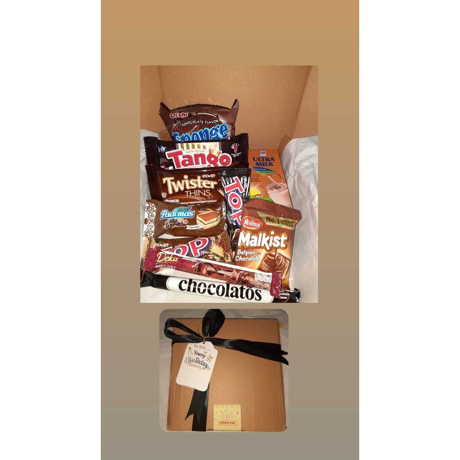 

SNACKBOX / Giftbox snack / Hampers Snack / Kado Wisuda / Kado Sidang / Kado Ulang Tahun