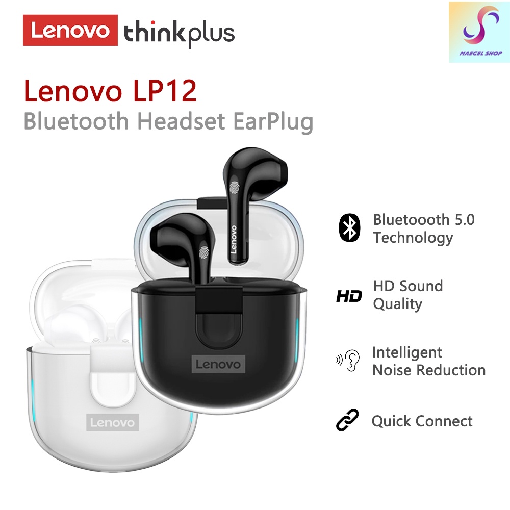 Lenovo ThinkPlus Headset LP12 Wireless Bluetooth Mini TWS Earbuds
