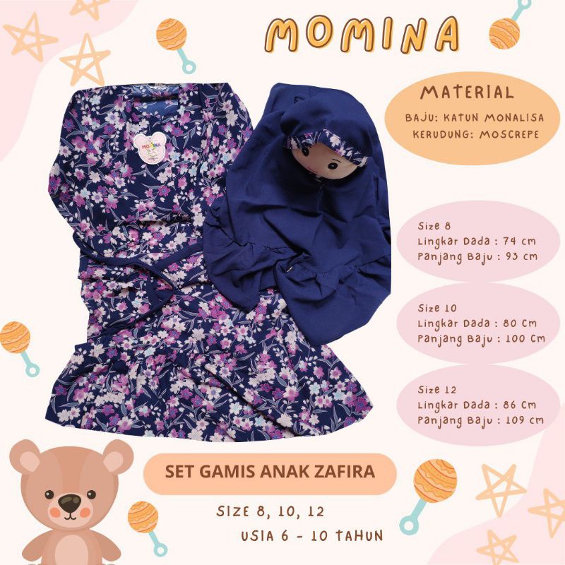 Set Gamis anak Zafira