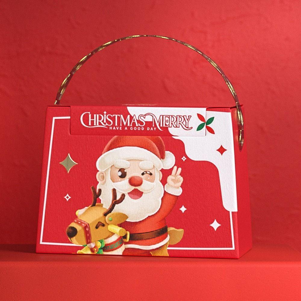 Top 4PCS Christmas Gift Box Kotak Permen Coklat Rias Pesta Berkualitas Tinggi