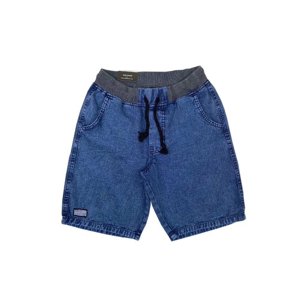 Celana Pendek Rip Snow Jeans Pria Premium Celana Kolor Pendek Laki laki