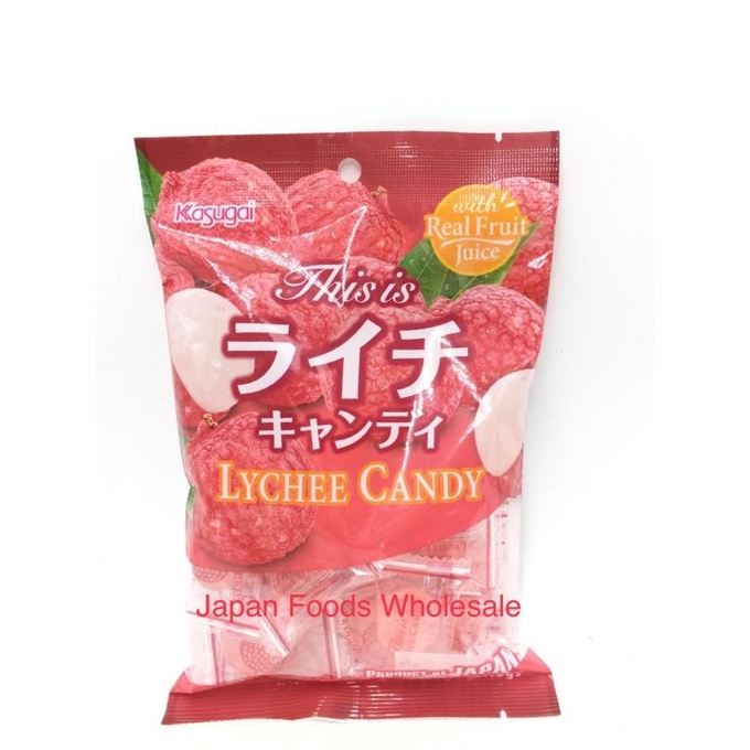 

TERBARU Kasugai Lychee Candy 115gr /PERMEN LUNAK/PERMEN VIRAL/PERMEN MILO/PERMEN YUPI/PERMEN JADUL/PERMEN KARET