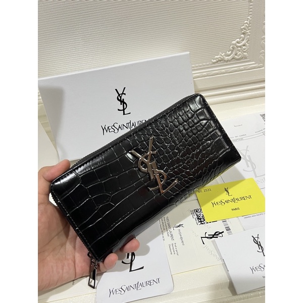 SALE SALE DOMPET WANITA  resleting YESEL CROCO FREE BOX+PAPERBAG