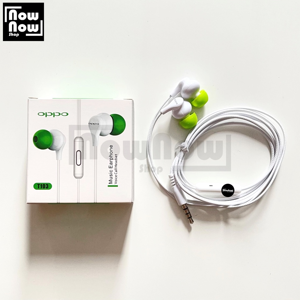 Headset Earphone Handsfree HF Oppo S-30 T103 Find 3 7 9 F1S F3 F5 F9 R1X R1 R5 R9 R7S R7 A31 A39 A57