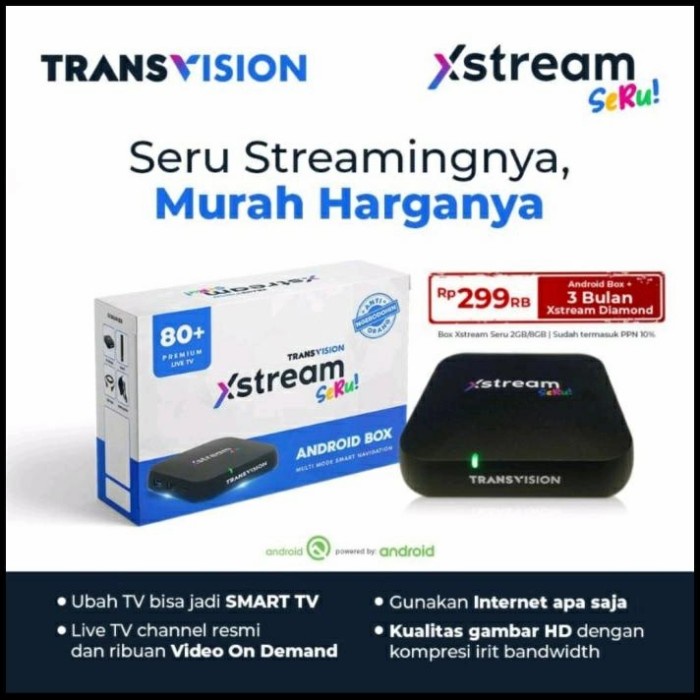 Produk Terbaru Xiaomi Mi Box + Transvision Xstream Android Box