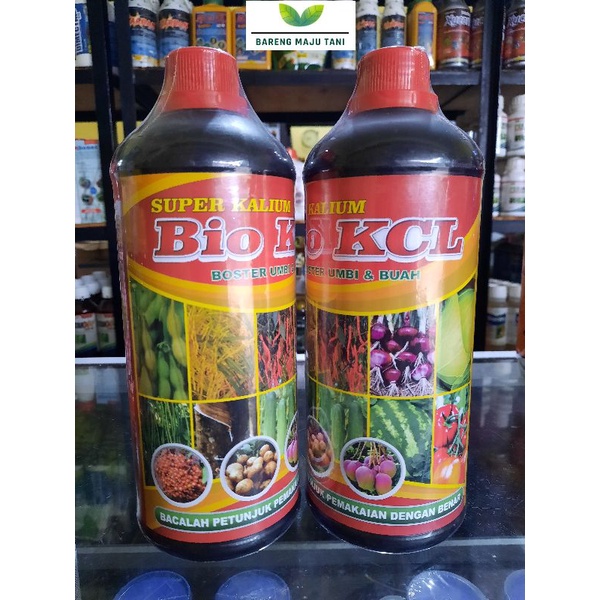 BIO KCL SUPER KALIUM isi 1 liter pupuk kalium cair