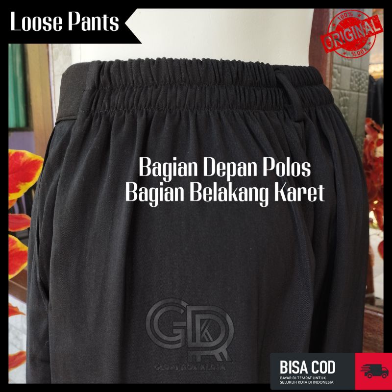 Loose Pants Trousers Wanita Celana Bahan Ferari Premium Celana Loose Pants Highwaist Celana Kulot Wanita Hw Cullote Celana Kulot Wanita Anti Kusut Cullote Pants Celana Polos Celana Anti Lecek Jumbo Celana Kulot Bahan Ferrari Celana Kulot High Waist