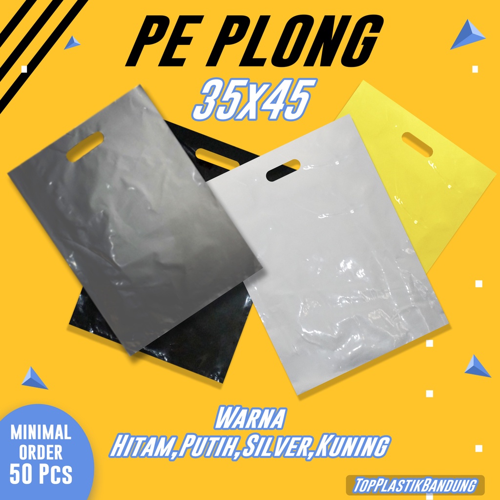 Jual Plastik Pe Plong X Minimal Order Pcs Plastik Packing