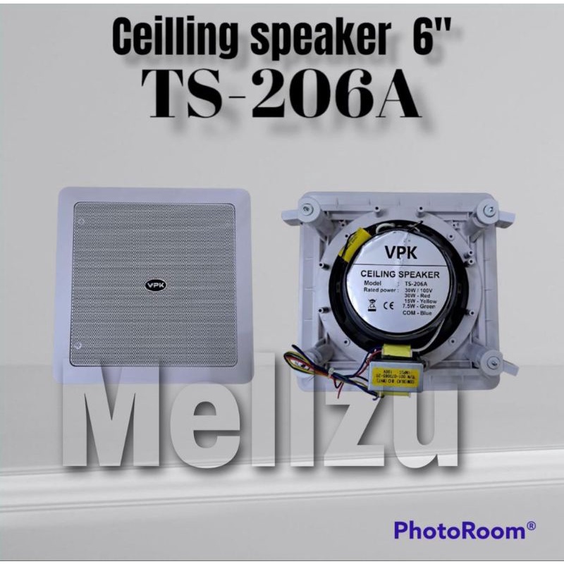 Speaker Ceiling VPK TS 206A Original 6 inch Speaker Plafon TS 206 A