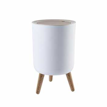 SU4 Zhejiang Tempat Sampah Fashion Trash Bin High Pressing Type Size L Tg3390 White By Pro