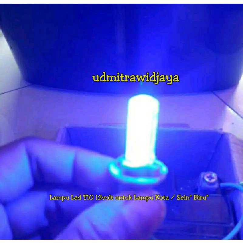 Lampu led jelly 12v mode diam Lampu Kota / Lampu SEIN / RETENG Reting Lampu T10 12volt mode diam untuk sein motor