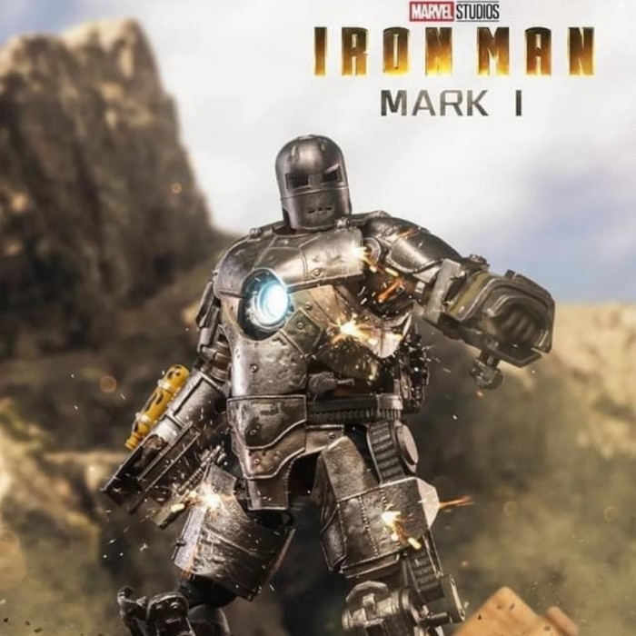 ZD Toys Ironman Mark 1 Marvel Avengers Iron man Mark 1 Figure
